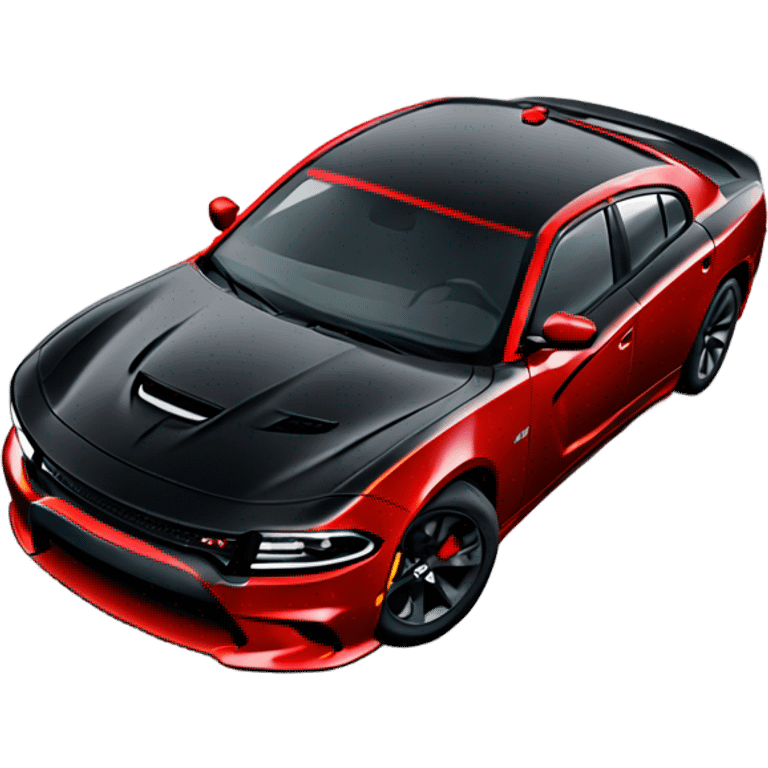 Dodge charger hellcat  emoji