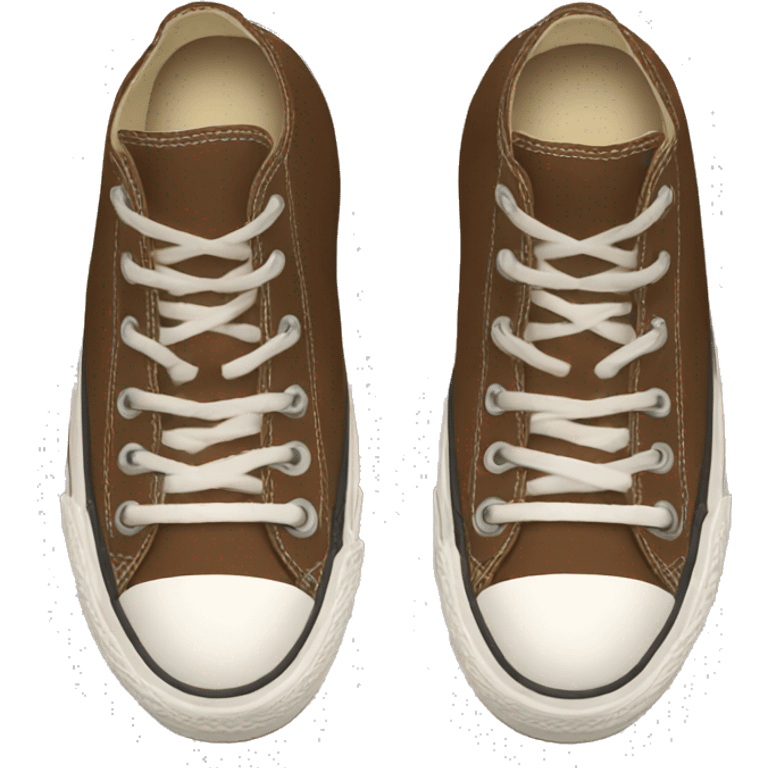 brown converse emoji