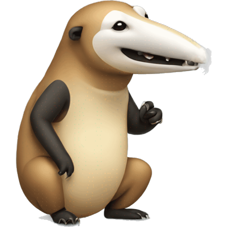 Anteater smoking emoji