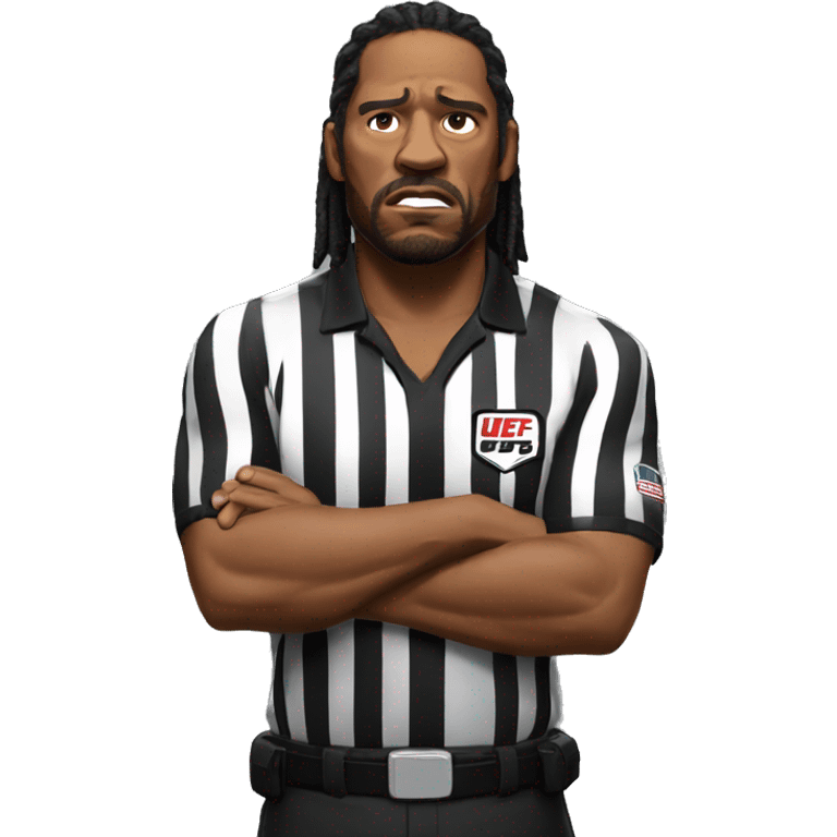 ufc referee herb dean shrugging his shoulders emoji