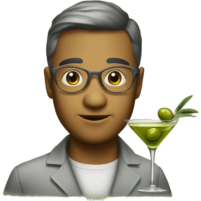 Olive martini emoji