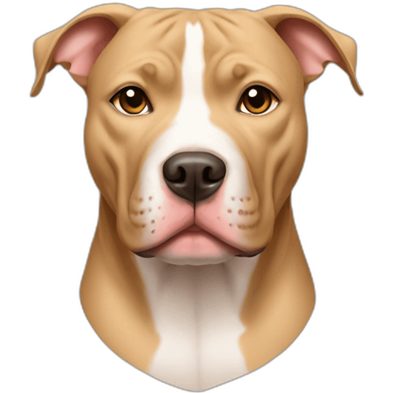 a beige pitbull emoji