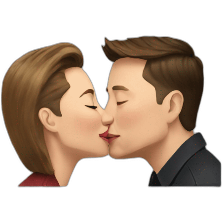 kissing elon musk emoji