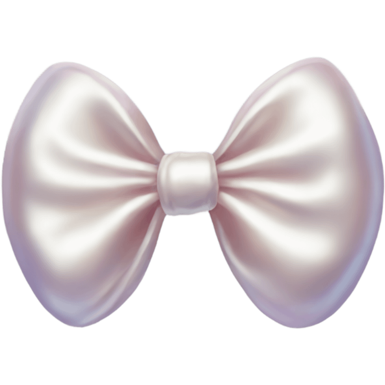 Pearl bow  emoji