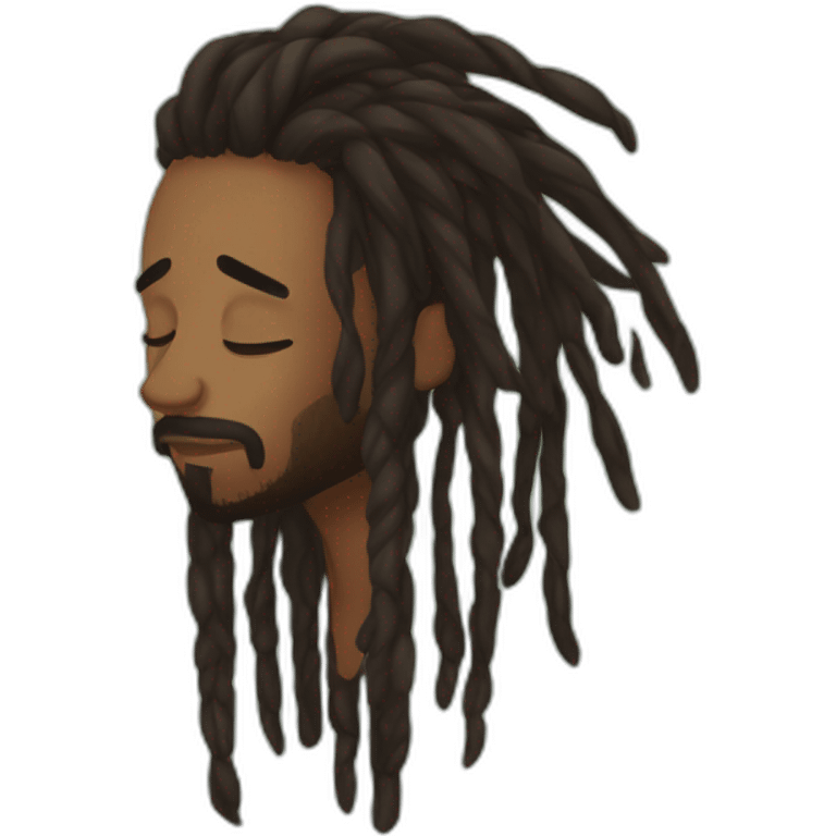 dreadhead-sleep emoji