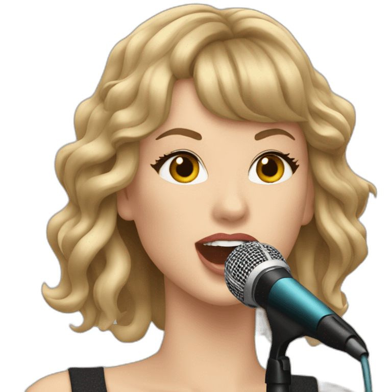 taylor swift singing emoji