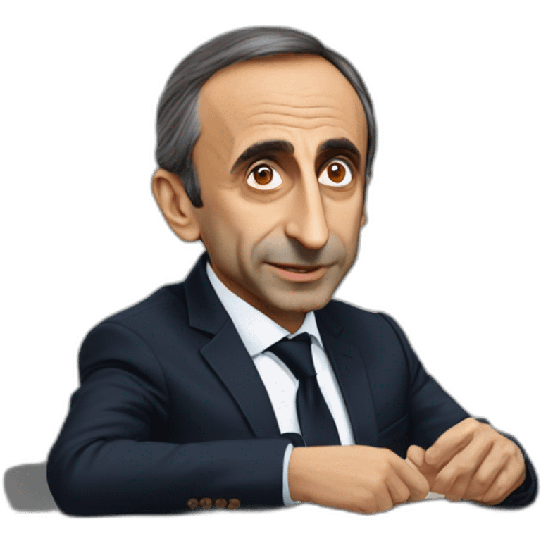 Eric zemmour embrasse macron emoji