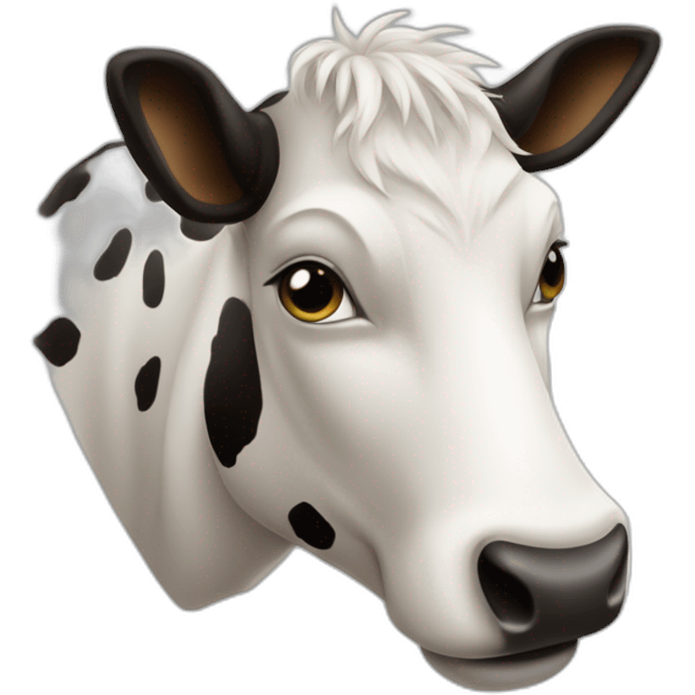 Vache sur une autre vache emoji