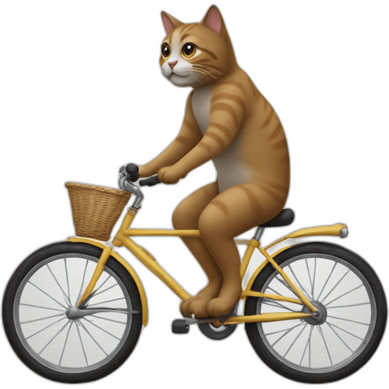 cat ride a bike emoji