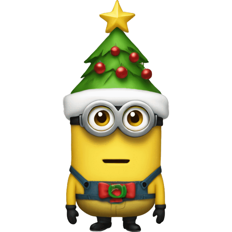 Christmas minion emoji