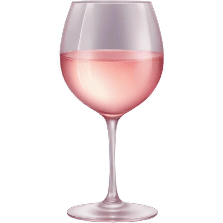 Pink rosé wine emoji