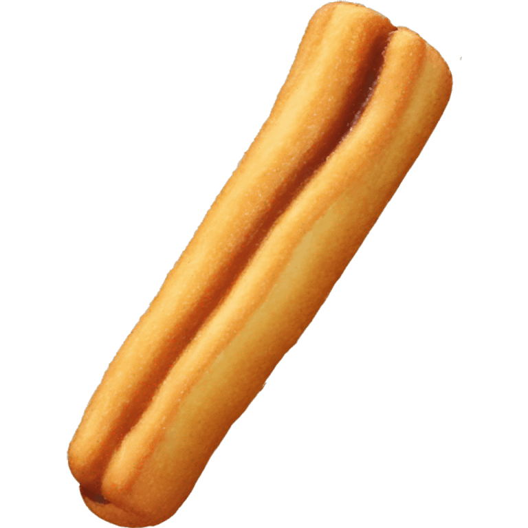 Churro with tip chocolate  emoji