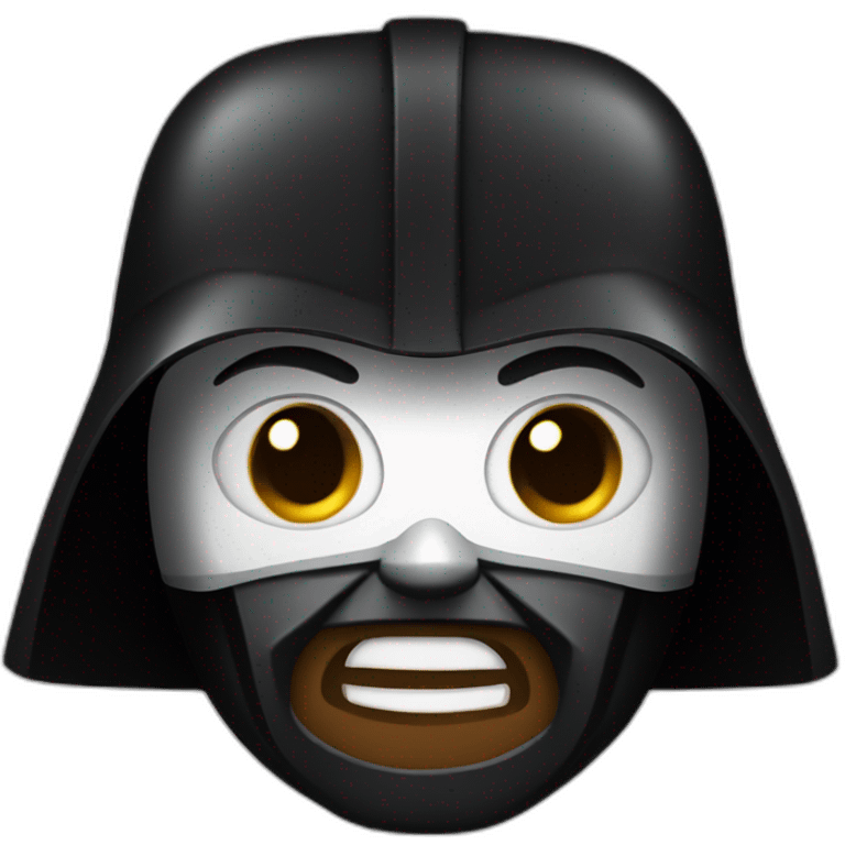 Darth vador with smile emoji