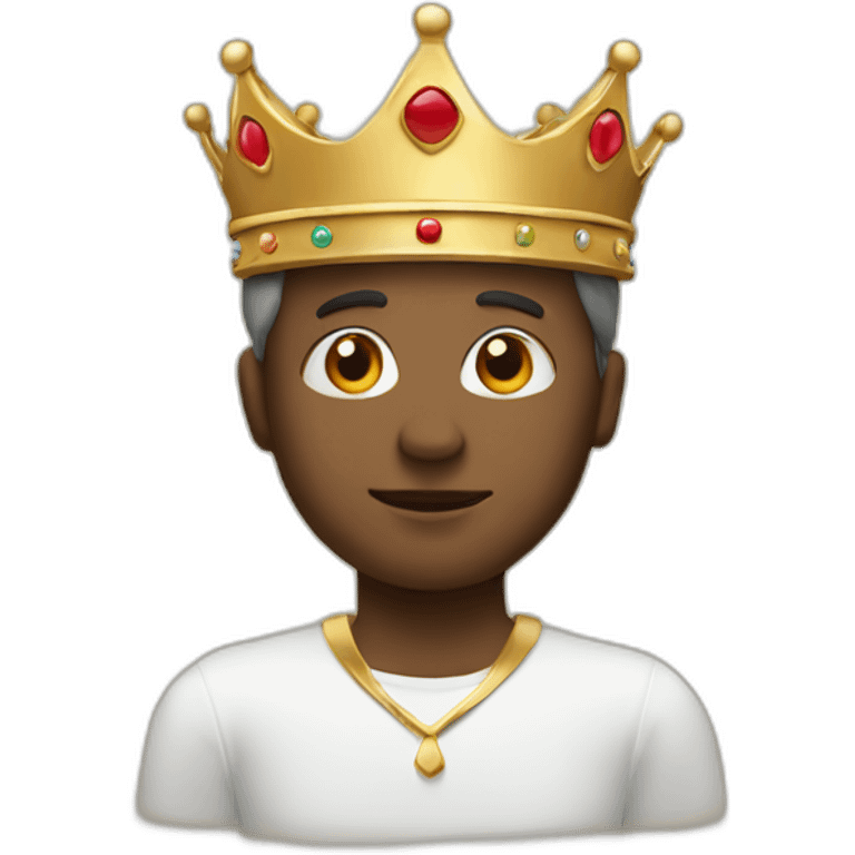 Attutide photo with crown emoji