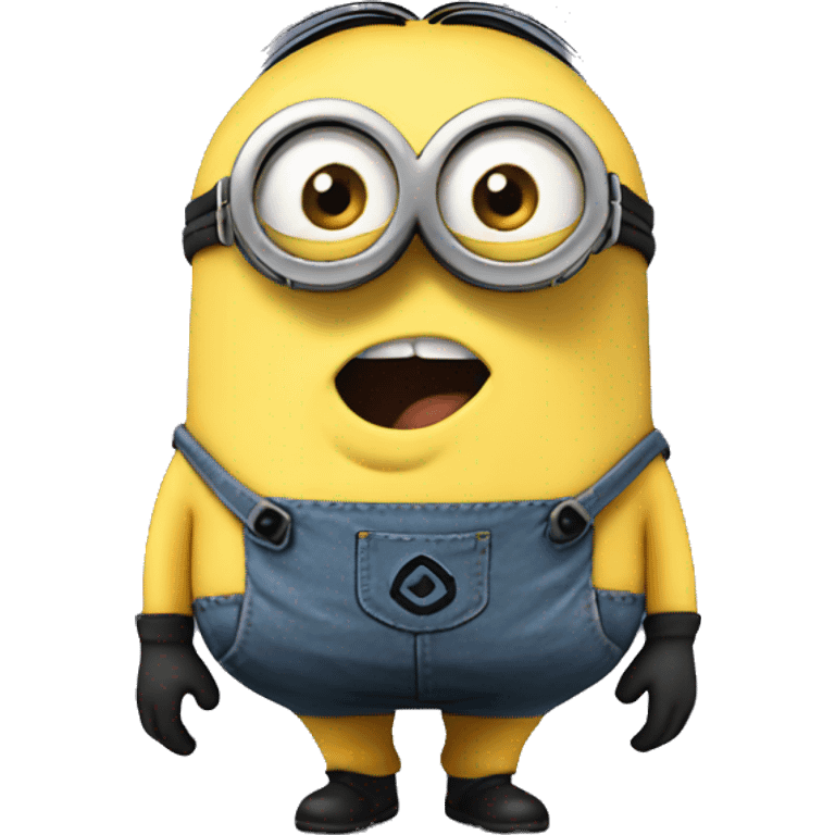 Minion with big bum emoji