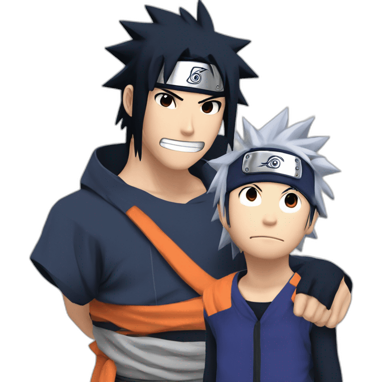 naruto and sasuke emoji