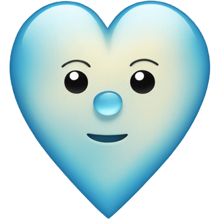 Heart blue crystal emoji