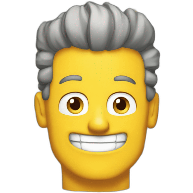 bart simpsom smiling emoji