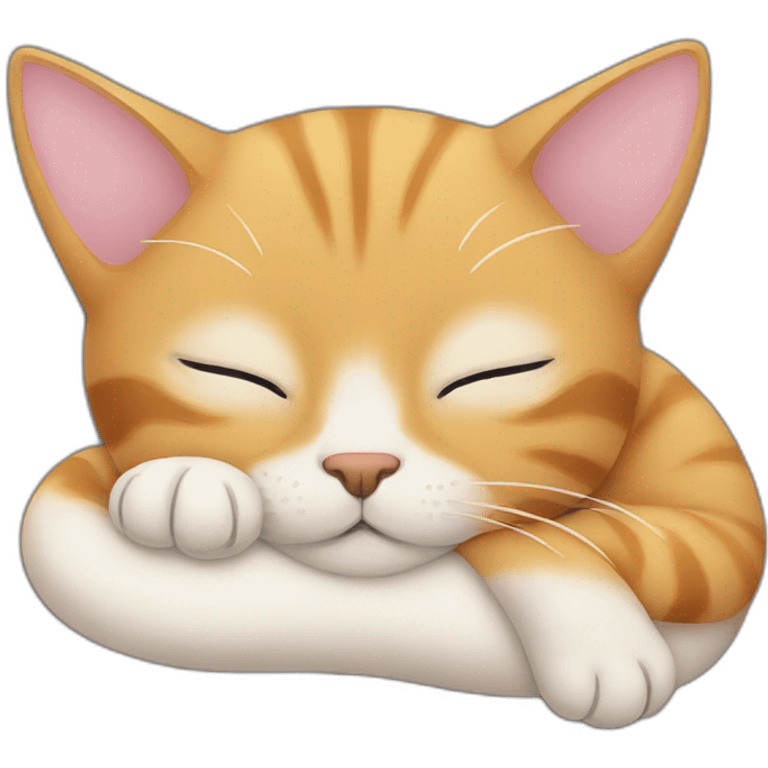 Cat-sleep emoji