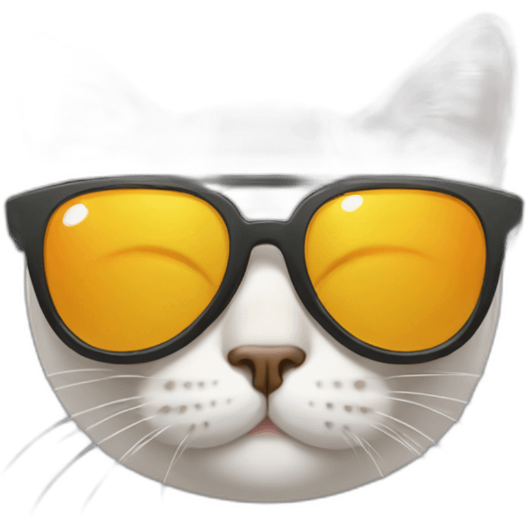 cat with sunglass emoji