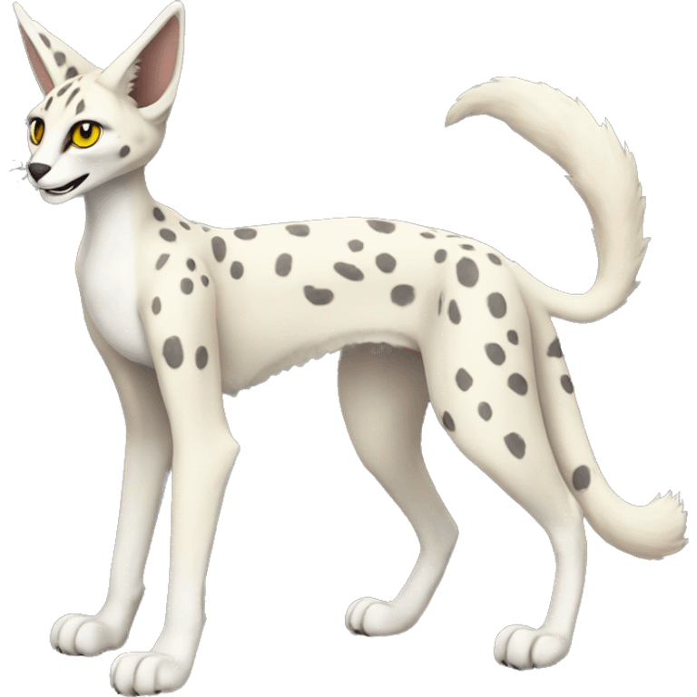 Sergal-Serval-Vernid full body emoji