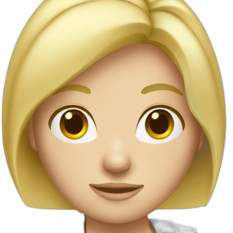 blonde reception  emoji