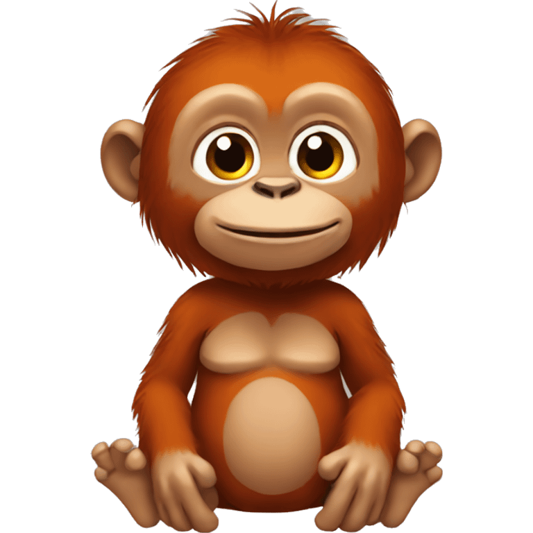 Orangutan Baby full body emoji