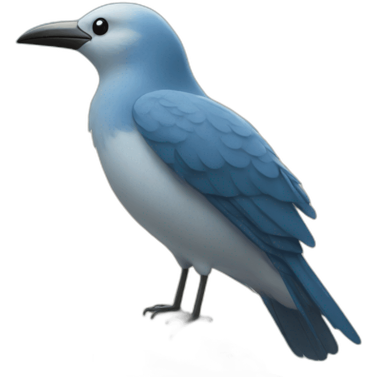 Bird ocean landscape emoji