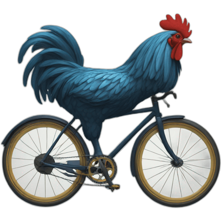 coq sur velo emoji