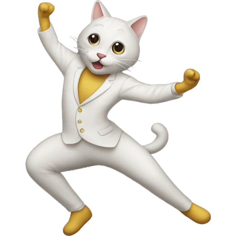 Chat qui danse  emoji