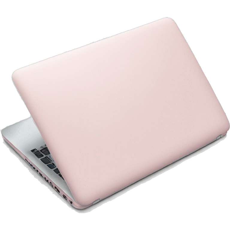 Light pink laptop emoji