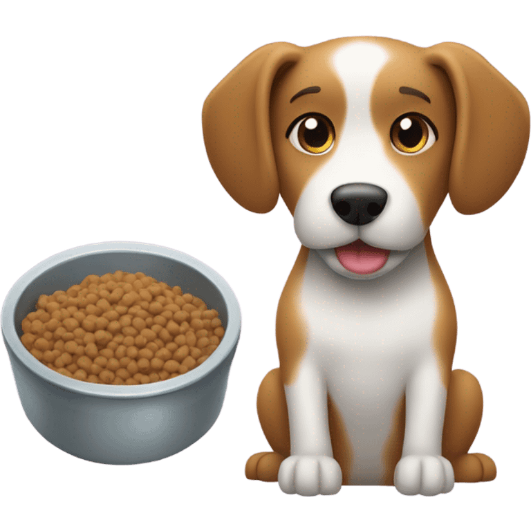 Dog food and water  emoji