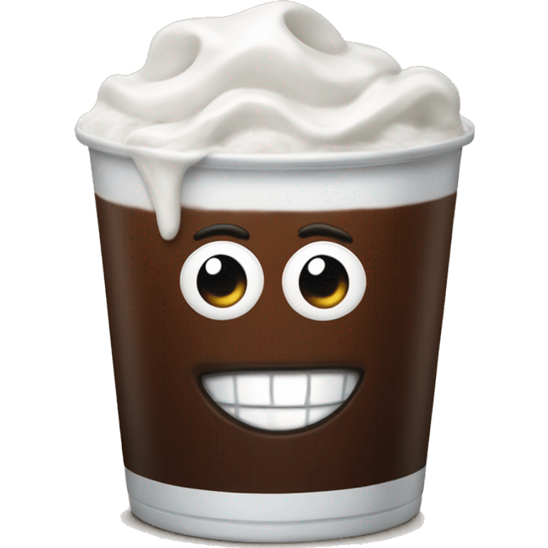 Creamy coconut Dr Pepper  emoji