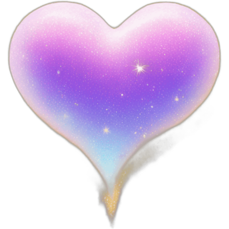 fairy dust heart emoji