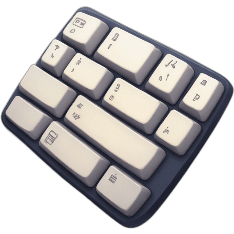 Anime style keyboard emoji