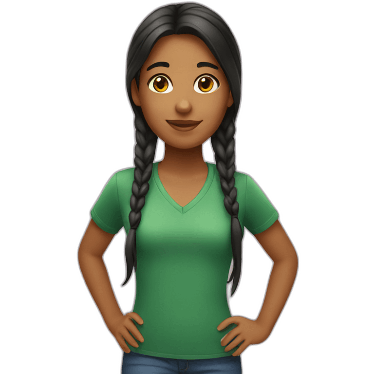 brazilian girl emoji