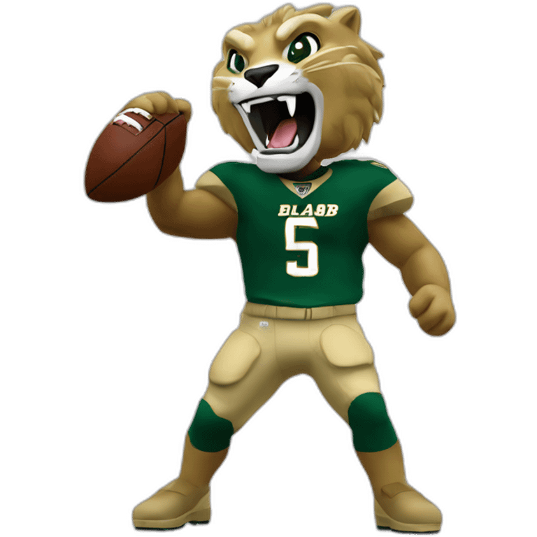 uab blazers mascot cheering for us  emoji