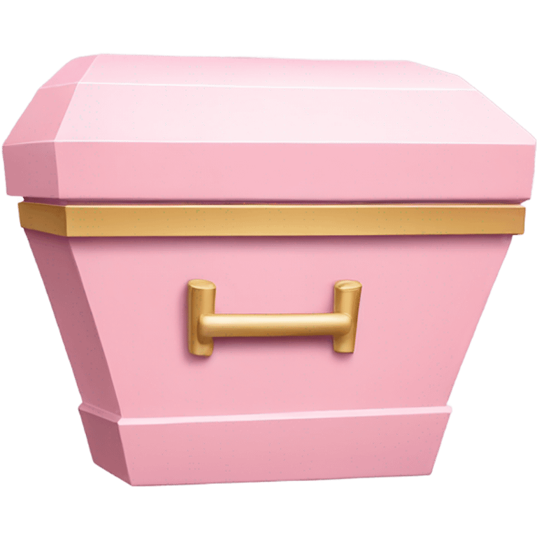 Light pink coffin emoji