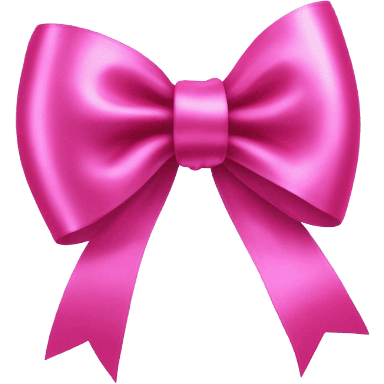 Pink bow emoji