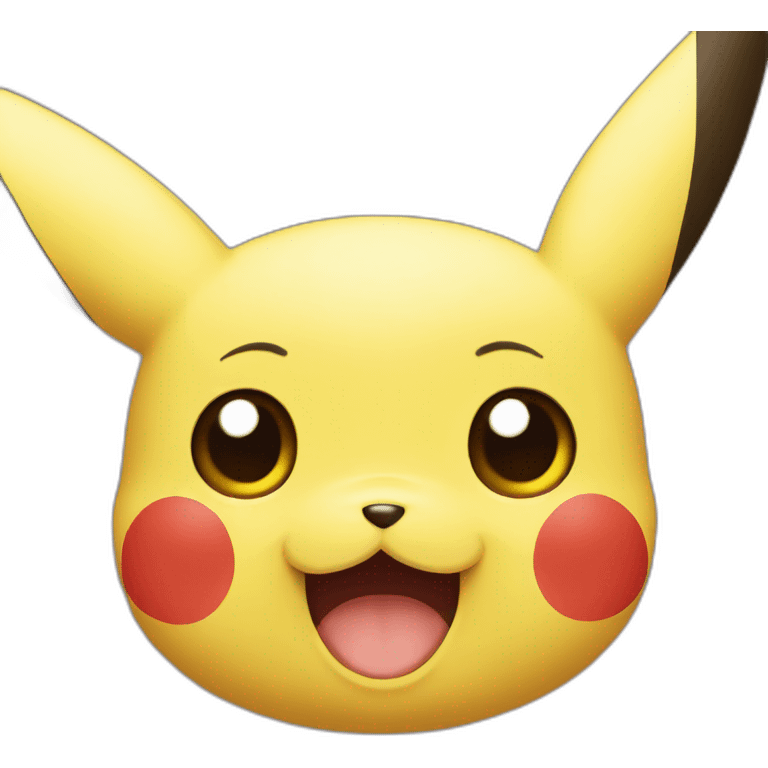 Pikachu face emoji