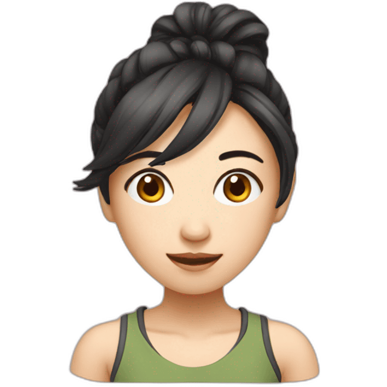 asian girl online game streaming emoji