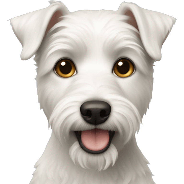 White terrier mix emoji