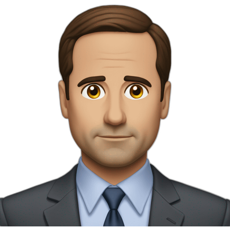 Micheal Scott rigolant emoji