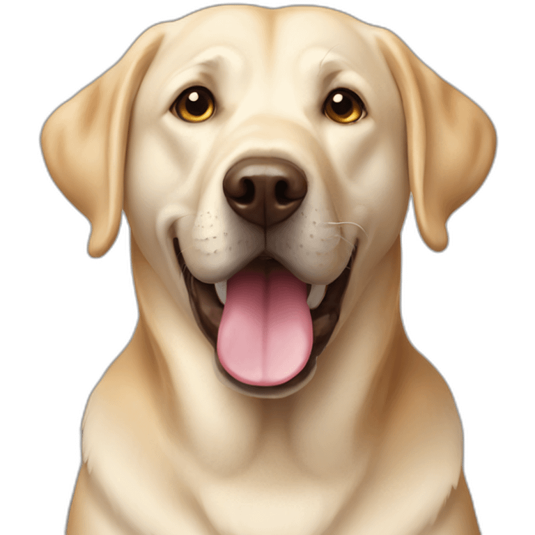 chelsea old happy labrador emoji