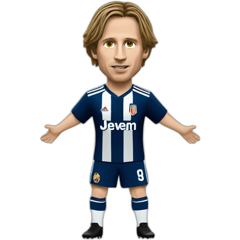 modric realistic football player emoji