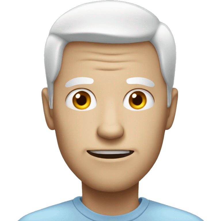 scary white guy emoji