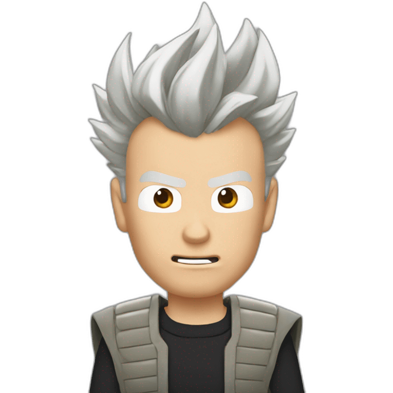 rick astley sing as super saiyan emoji