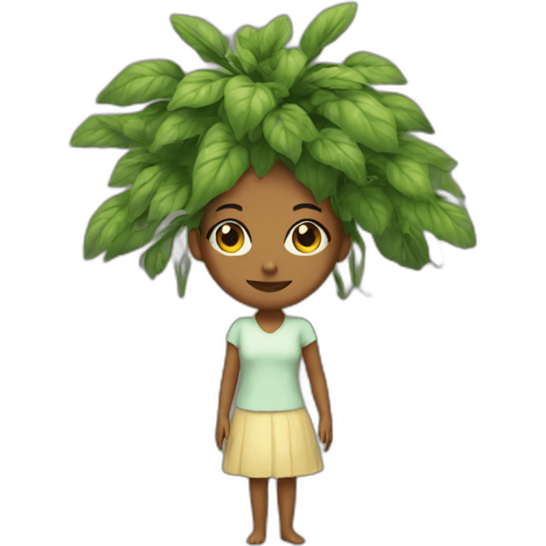 Plant woman emoji