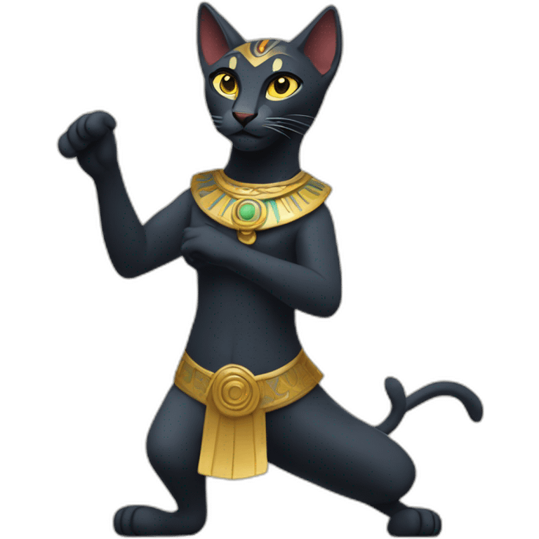 bastet dancing emoji