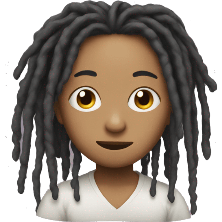 Momo with dreads emoji